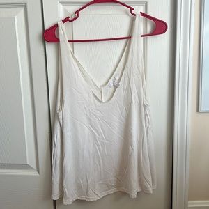 Ivory Flowy Tank Top